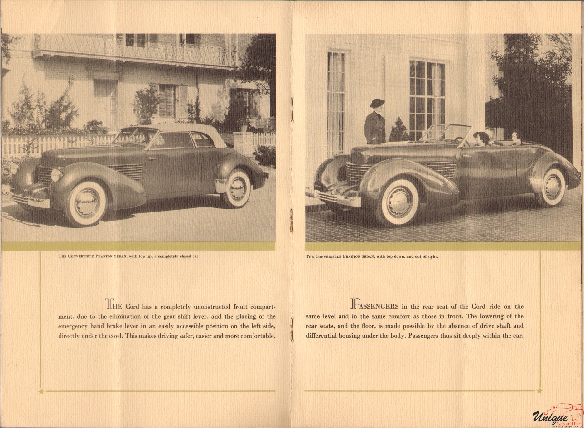 1936 Cord Brochure Page 9